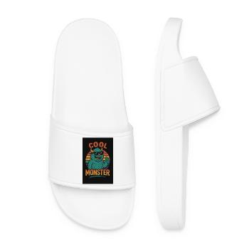 Monstre cool - Claquettes Femme - blanc - Devant