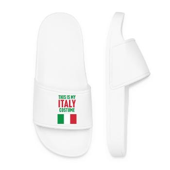 C’est mon costume d’Italie - Claquettes Femme - blanc - Devant