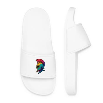 Spartan Helmet Colorful - Women’s Pool Sliders - white - Front