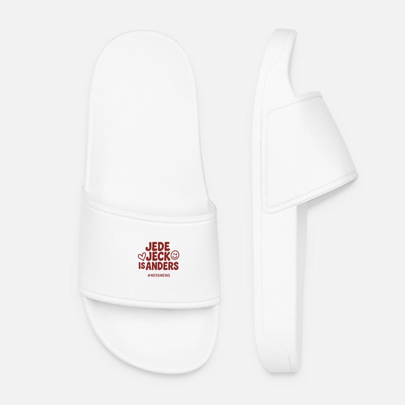 Every Jeck is different - Cologne eye-catcher - Women’s Pool Sliders - white