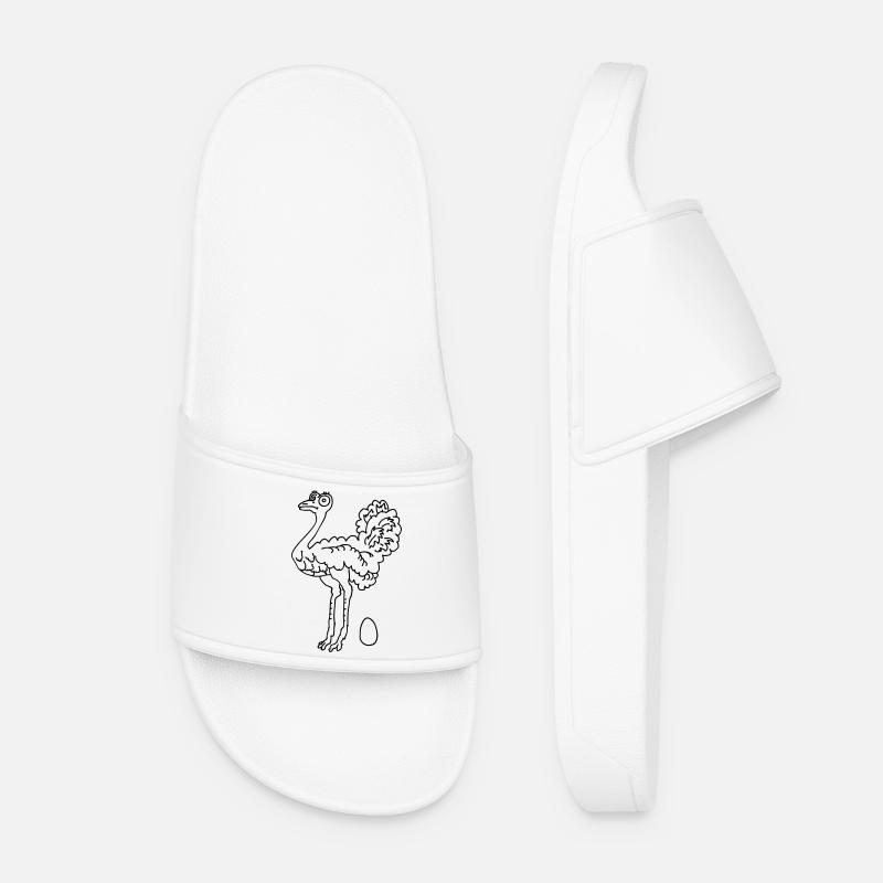 Ostrich - Women’s Pool Sliders - white