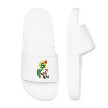 Emil Baustellenkroki fête ses 5 ans - Claquettes Femme - blanc - Devant
