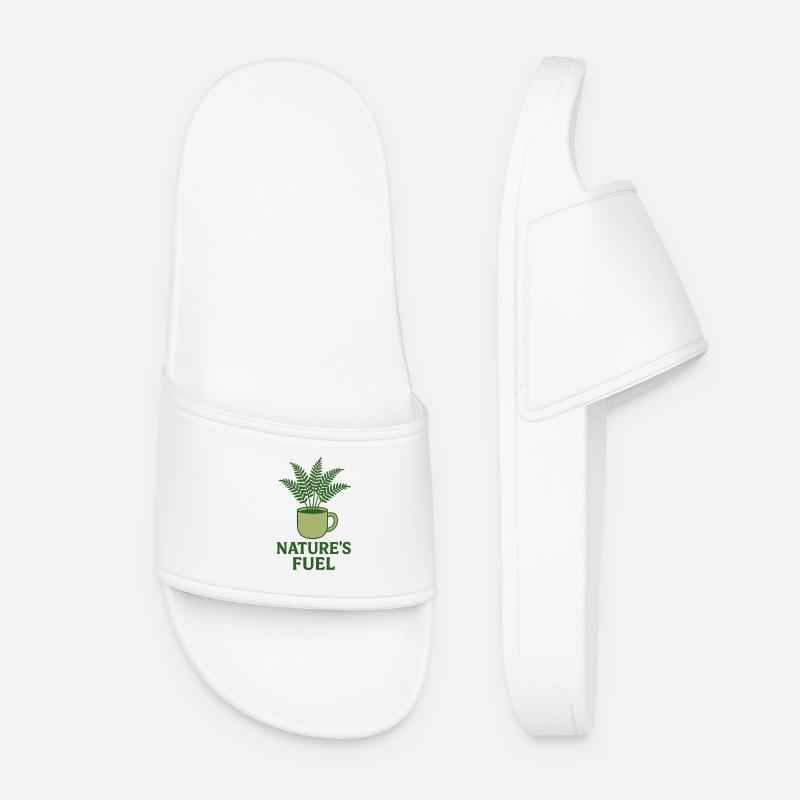 natures fuel - Women’s Pool Sliders - white
