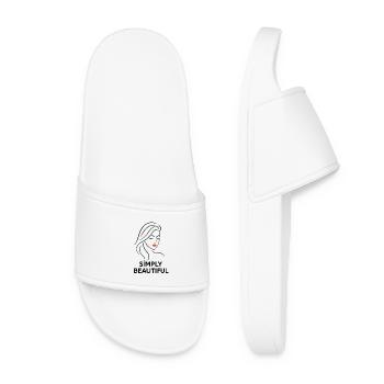 Simply_Beautiful - Women’s Pool Sliders - white - Front