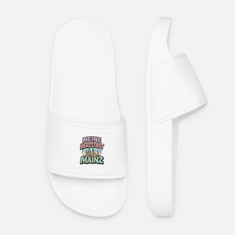Mainz Herzstadt - Women’s Pool Sliders - white