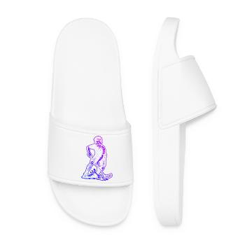 Thème puriste du floorball - Claquettes Femme - blanc - Devant