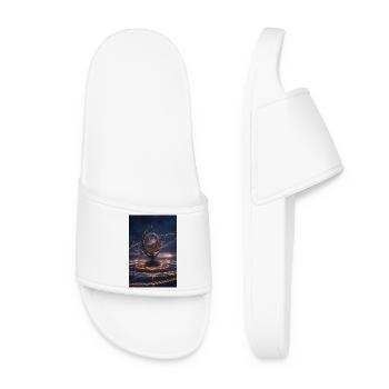 Luminous Armillary Orbit - Women’s Pool Sliders - white - Front