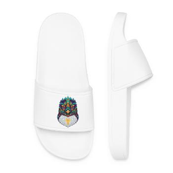 Déguisement fantastique de carnaval de manchot - Claquettes Femme - blanc - Devant