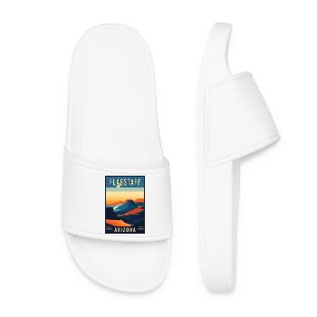 Discover Scenic Beauty of Flagstaff in Arizona - Women’s Pool Sliders - white - Front
