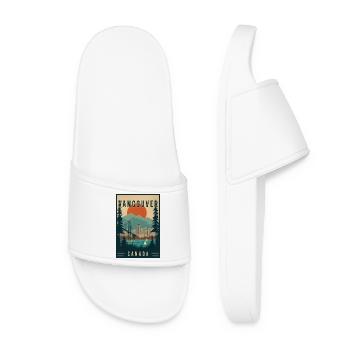 Explore Pacific Northwest City Vancouver in Canada - Women’s Pool Sliders - white - Front