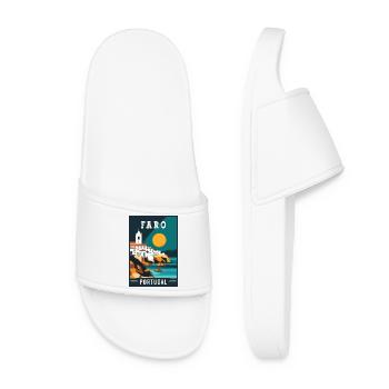Experience Captivating Faro in Portugal - Women’s Pool Sliders - white - Front