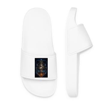 Viking Freya Hugin & Munin Wolf Runes - Claquettes Femme - blanc - Devant