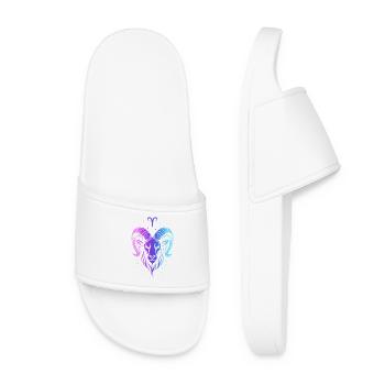 Zodiaque coloré du Bélier - Claquettes Femme - blanc - Devant