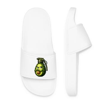 Avocado Grenade Aggro - Women’s Pool Sliders - white - Front