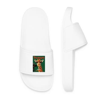 Girafe - Claquettes Femme - blanc - Devant