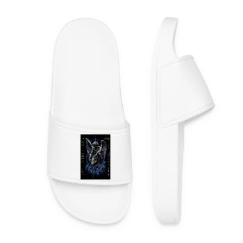 Indigo Flame Angel - Women’s Pool Sliders - white - Front