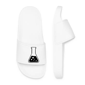 Reagenzglas Chemie Chemiker Geschenk - Frauen Badelatschen - Weiß - Vorne
