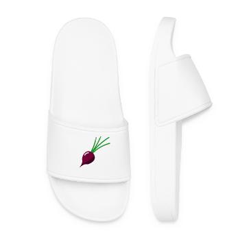 Turnip - Illustration - Women’s Pool Sliders - white - Front