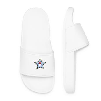 Étoile de Noël - Claquettes Femme - blanc - Devant