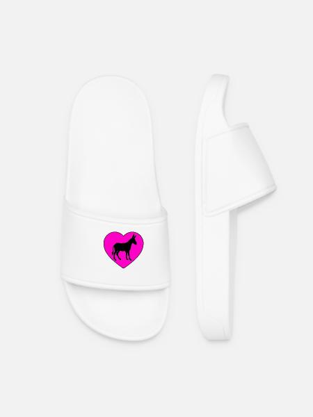 Âne - Claquettes Femme - blanc