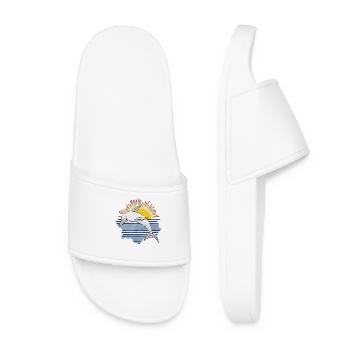 Dolphin - Women’s Pool Sliders - white - Front