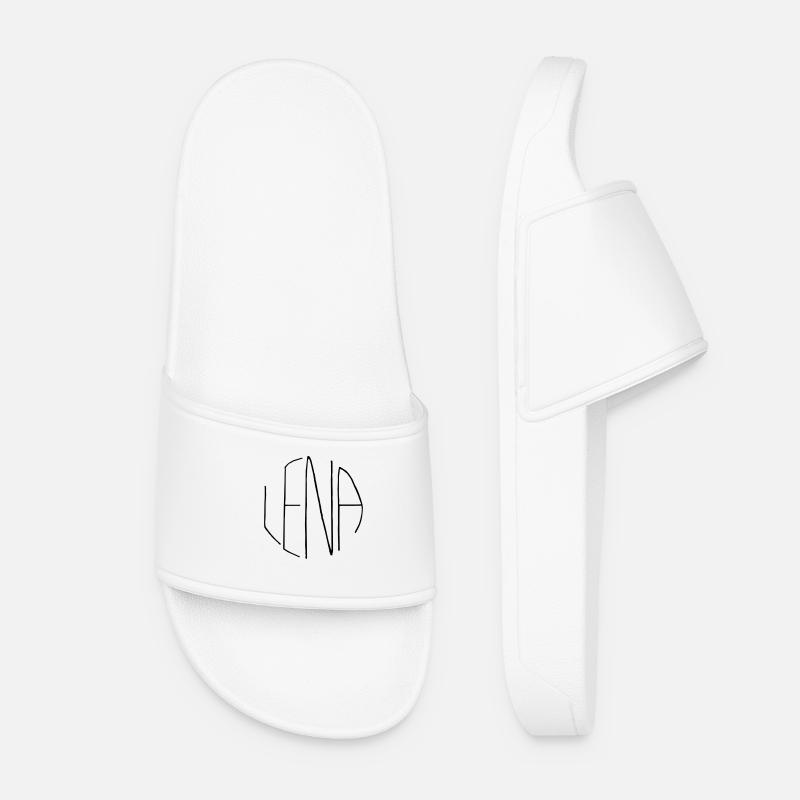 Lena - Frauen Badelatschen - Weiß