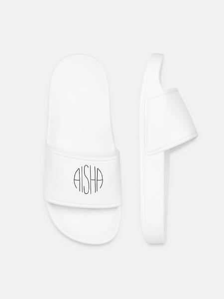 Aisha - Women’s Pool Sliders - white