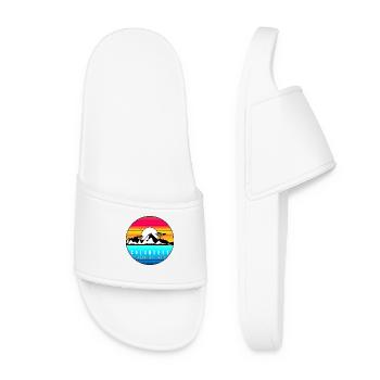 Nature Calanques Marseille Cassis national park - Women’s Pool Sliders - white - Front