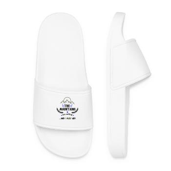 La montagne vous appelle 02 - Claquettes Femme - blanc - Devant