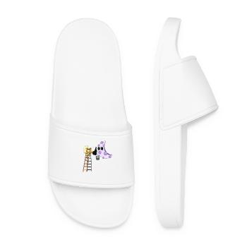 ON THE MOON - Women’s Pool Sliders - white - Front