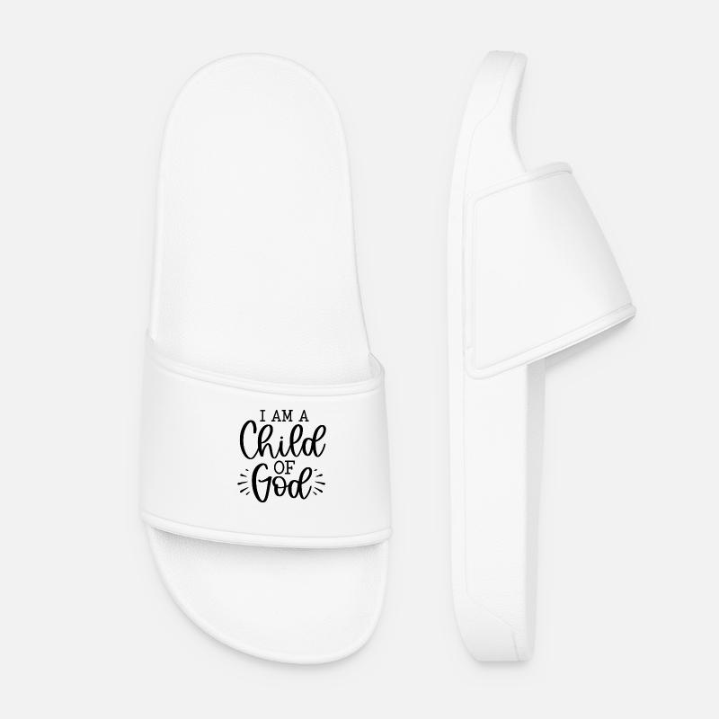 Kind Gottes - Frauen Badelatschen - Weiß