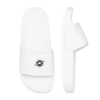 Batteur de batterie - Claquettes Femme - blanc - Devant