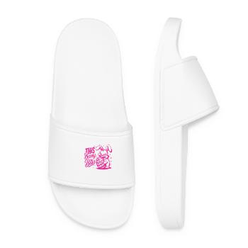 This Bunny Bites - Frauen Badelatschen - Weiß - Vorne