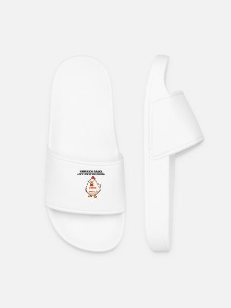 Chicken game - Women’s Pool Sliders - white