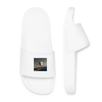 Saturn from Enceladus - Women’s Pool Sliders - white - Front