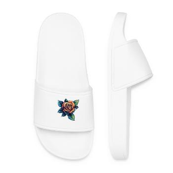 Rose - Claquettes Femme - blanc - Devant