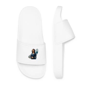 Mona Lisa surf babe - Claquettes Femme - blanc - Devant
