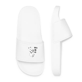 Nekochan Antonio: Let's do it ! - Women’s Pool Sliders - white - Front