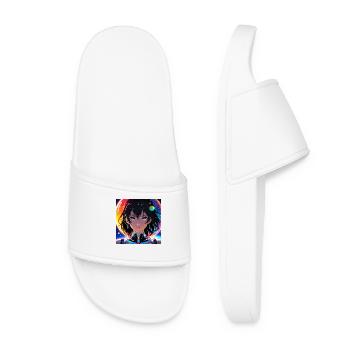 Fille fantastique dans l’espace - Claquettes Femme - blanc - Devant