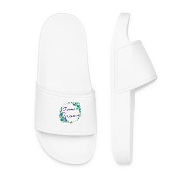 Équipe Groom Gay / Équipe Bräutigam Schwul - Claquettes Femme - blanc - Devant