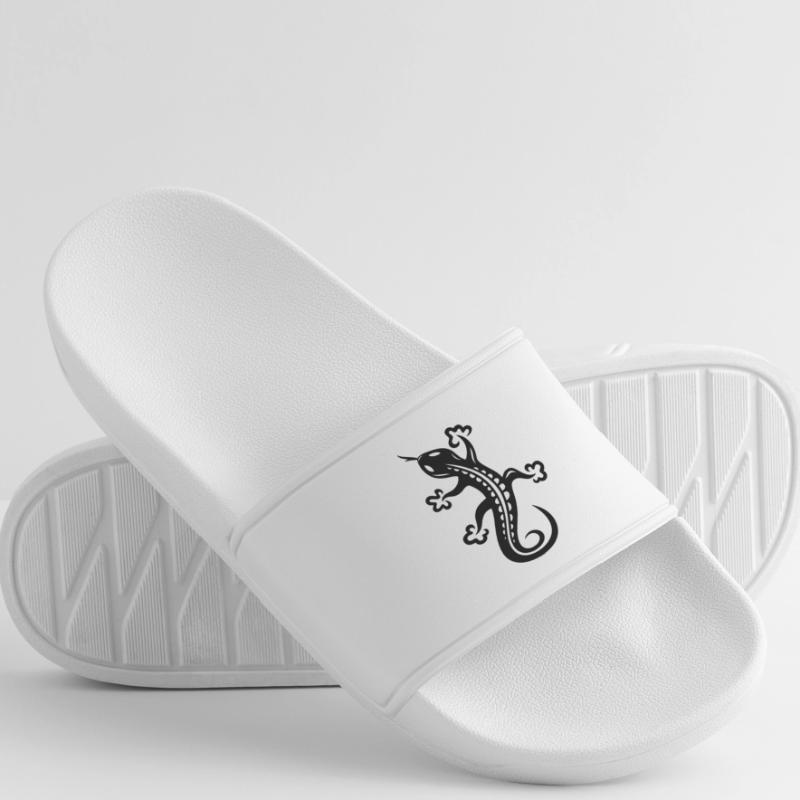 Echse, Eidechse Frauen Badelatschen