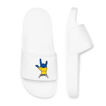 Respect de l’ukraine - Claquettes Femme - blanc - Devant