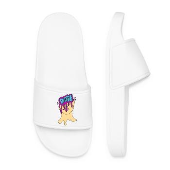 Portrait Baveur de la Maison de la Naissance - Claquettes Femme - blanc - Devant