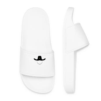 Chapeau - Claquettes Femme - blanc - Devant