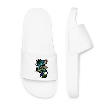 Countdown Smiling timer - Women’s Pool Sliders - white - Front