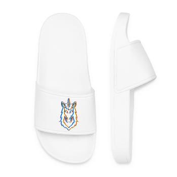 Glitch Unicorn – Magic & Trend - Women’s Pool Sliders - white - Front