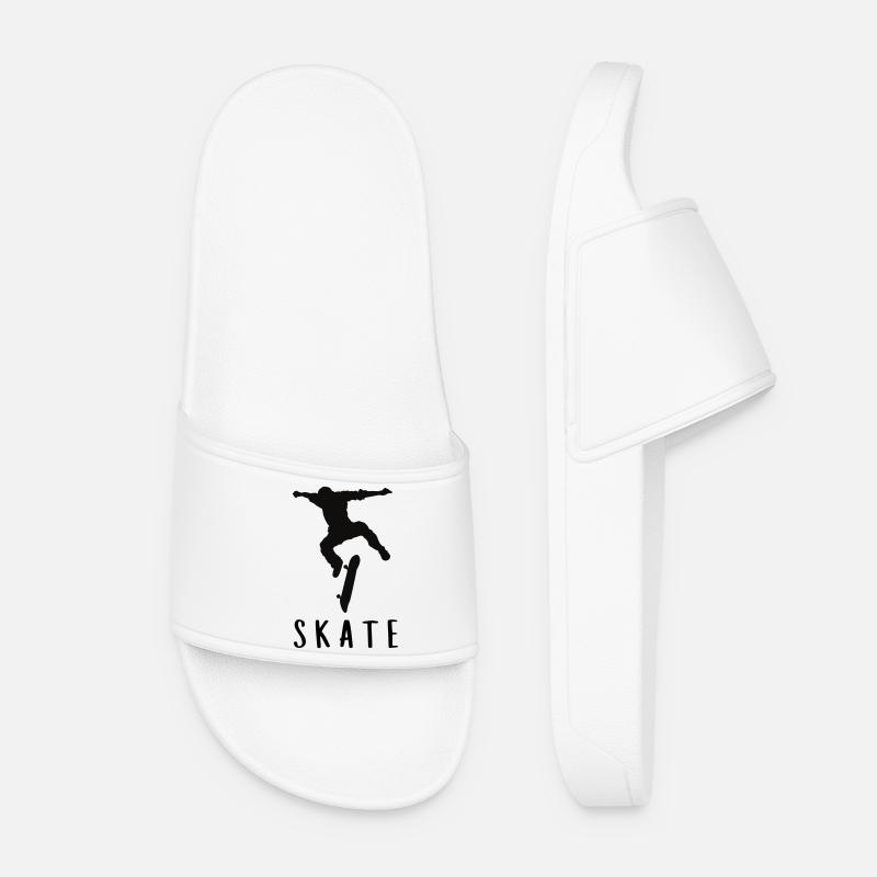 Skater - Frauen Badelatschen - Weiß