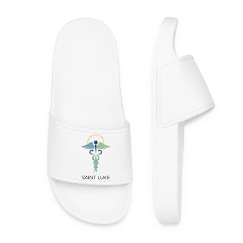 Saint Luke: Medical Assistance - Women’s Pool Sliders - white - Front