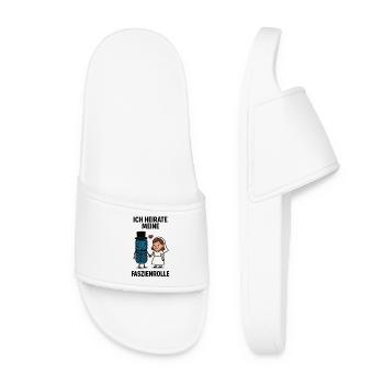 Fascia Roller Mariage Gymqueen Fitness Physio - Claquettes Femme - blanc - Devant