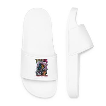 The Power of Rock - Women’s Pool Sliders - white - Front